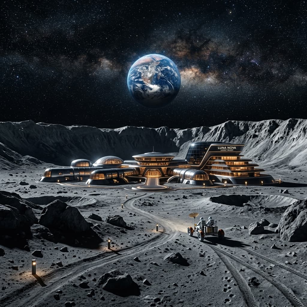 Cinematic Lunar Landscape